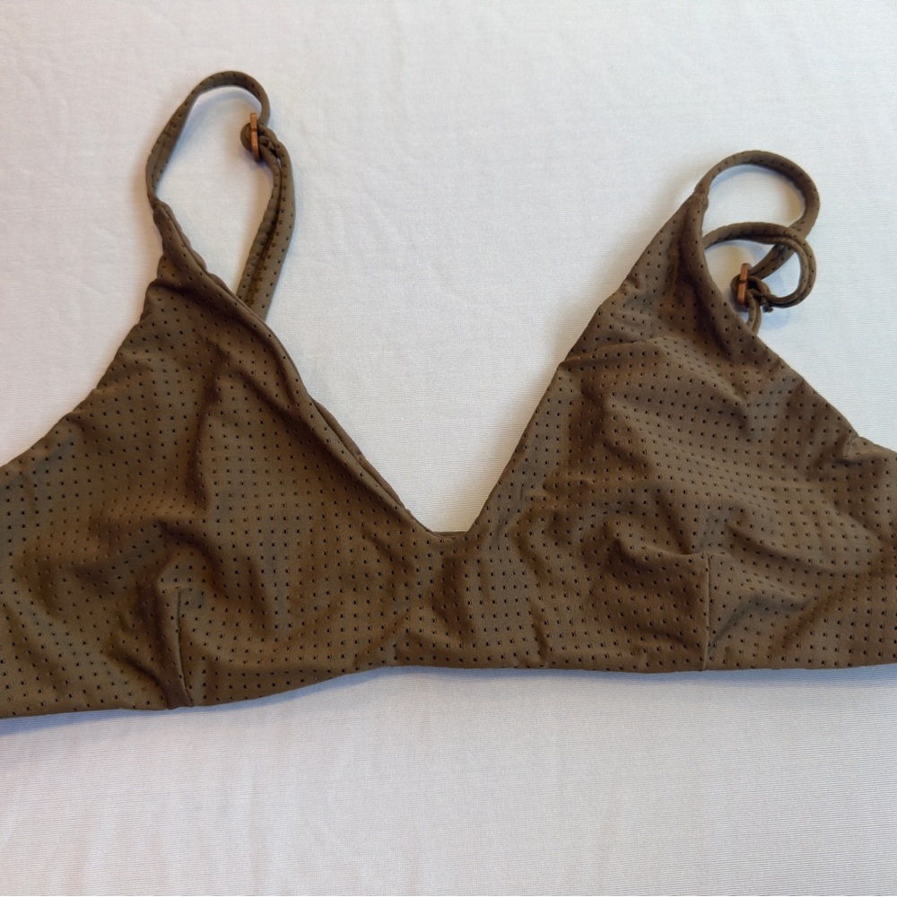 ACACIA Sapote Mesh Perforated Triangle Bikini - Picture 1 of 3